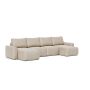 Innovation Living Norum Sofa Bed U-shape With Chunky Arms - stof 586