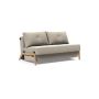 Innovation Living Cubed 140 Wood Sofa Bed - stof 539