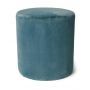 Essenza Poef Furry Poef Denim Blue Round