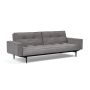 Innovation Living Splitback Styletto Sofa Bed Black Wood With Arms - stof 282