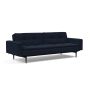 Innovation Living Dublexo Styletto Sofa Bed Black Wood With Arms - stof 528