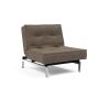 Innovation Living Splitback Chrome Chair - stof 411