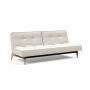 Innovation Living Splitback Eik Sofa Bed Oak - stof 531