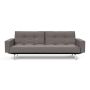 Innovation Living Splitback Chrome Sofa Bed With Arms 521