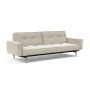 Innovation Living Splitback Styletto Sofa Bed Light Wood With Arms - stof 357