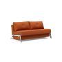 Innovation Living Cubed 160 Chrome Sofa Bed - stof 412
