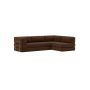 Innovation Living CozyPad Sofa BedL-Shape with arms - stof 359