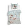 Heckett & Lane Dekbedovertrek Madiki Aquatic Pink