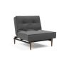 Innovation Living Splitback Styletto Chair Dark Wood - stof 852