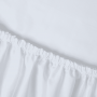 Kayori Shizu perkal topper hoeslaken - wit