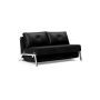 Innovation Living Cubed 140 Chrome Sofa Bed - stof 550