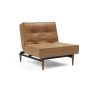 Innovation Living Splitback Styletto Chair Dark Wood - stof 551