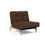 Innovation Living Splitback Eik Chair Oak - stof 359