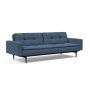Innovation Living Dublexo Styletto Sofa Bed Black Wood With Arms - stof 302