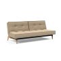 Innovation Living Splitback Eik Sofa Bed Oak - stof 587