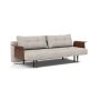 Innovation Living Recast Sofa Bed Dark Styletto With Arms - stof 471
