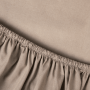 Kayori Shizu perkal splittopper hoeslaken - taupe