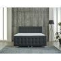 Adore Opbergboxspring Geneve Antraciet Met voetbord