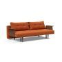Innovation Living Recast Sofa Bed Dark Styletto With Arms - stof 412