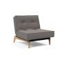 Innovation Living Splitback Eik Chair Oak - stof 521