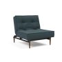 Innovation Living Splitback Styletto Chair Dark Wood - stof 851