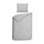 Heckett & Lane Dekbedovertrek Franela Mist Grey