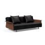 Innovation Living Long Horn D.E.L. Sofa Bed With Arms - stof 550