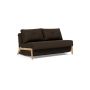 Innovation Living Cubed 140 Wood Sofa Bed - stof 358