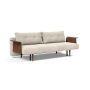 Innovation Living Recast Sofa Bed Dark Styletto With Arms - stof 594