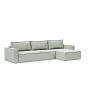 Innovation Living Newilla Sofa Bed With Chaise - stof 888
