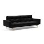Innovation Living Splitback Styletto Sofa Bed Light Wood With Arms - stof 550