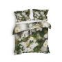 Heckett & Lane Dekbedovertrek Camilla Dark Green