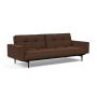 Innovation Living Splitback Styletto Sofa Bed Black Wood With Arms - stof 359