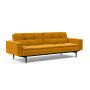 Innovation Living Dublexo Styletto Sofa Bed Black Wood With Arms - stof 507