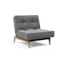 Innovation Living Splitback Eik Chair Oak - stof 563