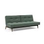 Innovation Living Splitback Eik Sofa Bed Smoked Oak - stof 518