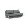 Innovation Living Cubed 160 Chrome Sofa Bed - stof 320