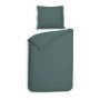 Heckett & Lane Dekbedovertrek Diamante Mineral Green