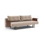 Innovation Living Recast Sofa Bed Dark Styletto With Arms - stof 417