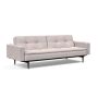 Innovation Living Dublexo Styletto Sofa Bed Black Wood With Arms - stof 300