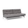 Innovation Living Splitback Chrome Sofa Bed - stof 282