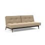 Innovation Living Splitback Eik Sofa Bed Smoked Oak - stof 587