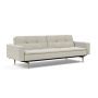 Innovation Living Dublexo Styletto Sofa Bed Light Wood With Arms - stof 527