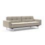 Innovation Living Dublexo Chrome Sofa Bed With Arms - stof 539