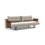 Innovation Living Recast Sofa Bed Dark Styletto With Arms - stof 539
