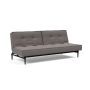 Innovation Living Splitback Styletto Sofa Bed Black Wood - stof 521