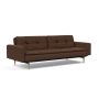 Innovation Living Dublexo Styletto Sofa Bed Light Wood With Arms - stof 359
