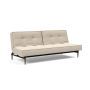 Innovation Living Splitback Styletto Sofa Bed Dark Wood - stof 586