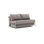 Innovation Living Cubed 140 Alu Sofa Bed - stof 418