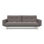 Innovation Living Splitback Styletto Sofa Bed Light Wood With Arms 521